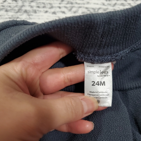 Toddler fleece pants 18-24m, 2 pair lot - Picture 2 of 3